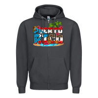 Smoke puerto rico and flowers with frog Zipper Hoodie - AdoDesignShop