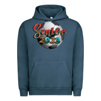 Pigment Midnight Navy soccer senior 2023 Urban Hoodie - BundleAndBundleShop
