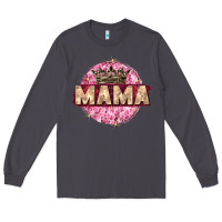 Smoke mama with round leopard Long Sleeve Tee - Zillion Design Studio