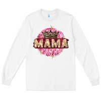 White mama with round leopard Long Sleeve Tee - Zillion Design Studio
