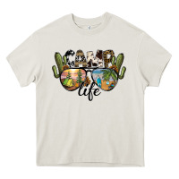 Cream camp life Heavy Core Tee - SublimationCraftShop