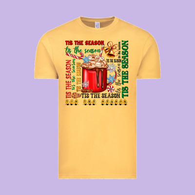 Tis The Season Vintage Tee Designed By Zillion Design Studio