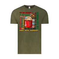 Vintage Olive tis the season Vintage Tee - Zillion Design Studio