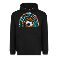 Black soccer rainbow Heavyweight Hoodie - Artiststas