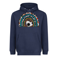 Navy soccer rainbow Heavyweight Hoodie - Artiststas