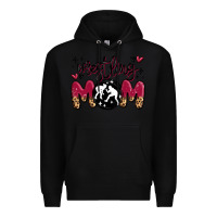 Black wrestling mom Premium Hoodie - MaliasSmallBusiness