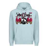 Blue Mist wrestling mom Premium Hoodie - MaliasSmallBusiness