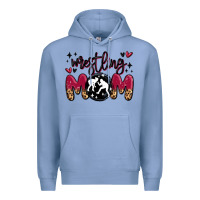 Colony Blue wrestling mom Premium Hoodie - MaliasSmallBusiness