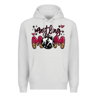 Dove Grey wrestling mom Premium Hoodie - MaliasSmallBusiness