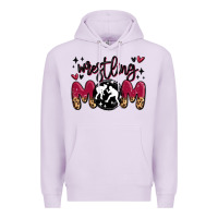 Lilac wrestling mom Premium Hoodie - MaliasSmallBusiness