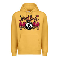 Mustard wrestling mom Premium Hoodie - MaliasSmallBusiness