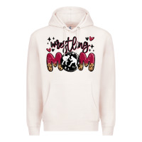 Pale Pink wrestling mom Premium Hoodie - MaliasSmallBusiness