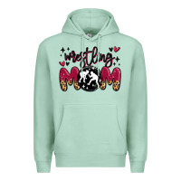 Seafoam wrestling mom Premium Hoodie - MaliasSmallBusiness