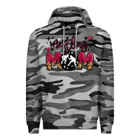 Slate Camo wrestling mom Premium Hoodie - MaliasSmallBusiness