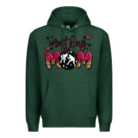 Sports Green wrestling mom Premium Hoodie - MaliasSmallBusiness