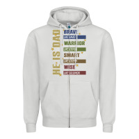 Dove Grey bible verses Zipper Hoodie - JahusDesignShop