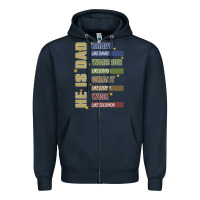Navy bible verses Zipper Hoodie - JahusDesignShop