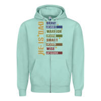 Seafoam bible verses Zipper Hoodie - JahusDesignShop