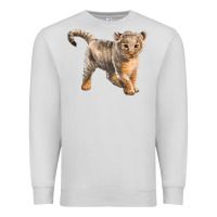 Dove Grey baby lion Premium Sweatshirt - LillyAllenDesigns