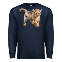 Navy baby lion Premium Sweatshirt - LillyAllenDesigns