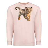 Pale Pink baby lion Premium Sweatshirt - LillyAllenDesigns