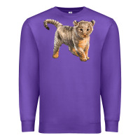 Purple baby lion Premium Sweatshirt - LillyAllenDesigns
