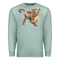 Seafoam baby lion Premium Sweatshirt - LillyAllenDesigns