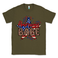 Army Green American babe Classic Tee - Neo Western