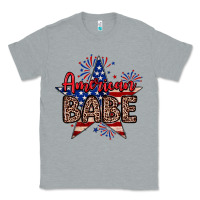 Heather Grey American babe Classic Tee - Neo Western