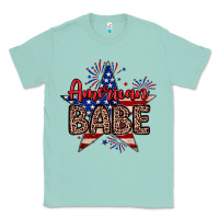 Seafoam American babe Classic Tee - Neo Western