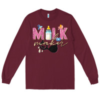 Burgundy milk maker Long Sleeve Tee - Zillion Design Studio