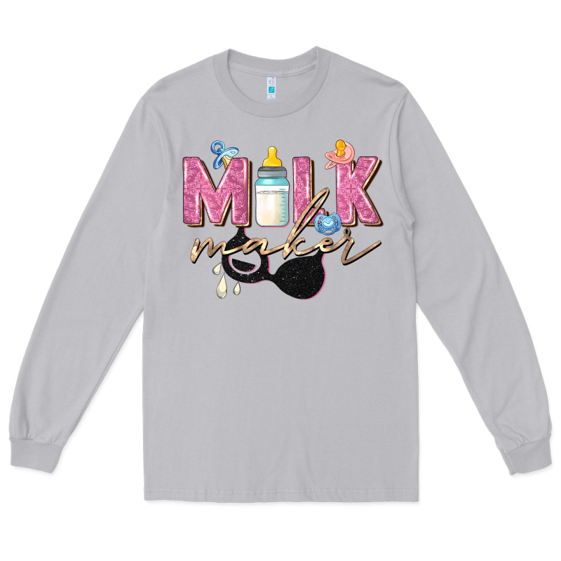 Milk Maker Long Sleeve Tee by Zillion Design Studio | Teevron