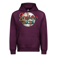 Mauve Wine baseball senior 2023 Urban Hoodie - BundleAndBundleShop