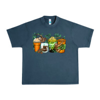 Midnight Navy sloth coffee cups Urban Heavy Tee - Zillion Design Studio