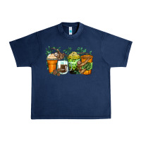Navy sloth coffee cups Urban Heavy Tee - Zillion Design Studio