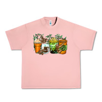 Salmon sloth coffee cups Urban Heavy Tee - Zillion Design Studio