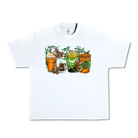 White sloth coffee cups Urban Heavy Tee - Zillion Design Studio