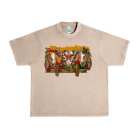 French Oak Christmas goats Urban Heavy Tee - BarkalooDesign