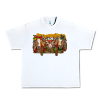 White Christmas goats Urban Heavy Tee - BarkalooDesign