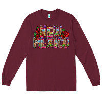 Burgundy new mexico Long Sleeve Tee - CTS Tumbler Store