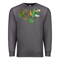 Charcoal Heather st. patricks day nurse love medical love Premium Sweatshirt - BarkalooDesign