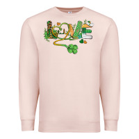 Pale Pink st. patricks day nurse love medical love Premium Sweatshirt - BarkalooDesign