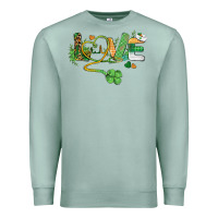 Seafoam st. patricks day nurse love medical love Premium Sweatshirt - BarkalooDesign