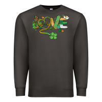 Smoke st. patricks day nurse love medical love Premium Sweatshirt - BarkalooDesign