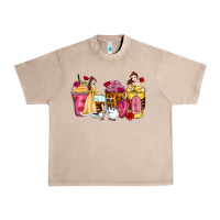 French Oak princess cartoon coffee cups Urban Heavy Tee - Zillion Design Studio