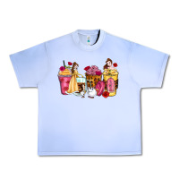 Grape Ice princess cartoon coffee cups Urban Heavy Tee - Zillion Design Studio