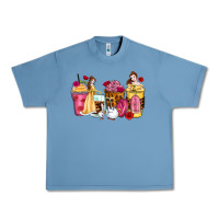 Pebble Blue princess cartoon coffee cups Urban Heavy Tee - Zillion Design Studio