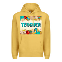 Antique Gold teacher Premium Hoodie - MaliasSmallBusiness
