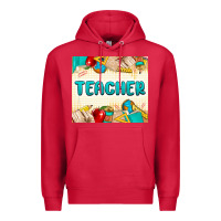 Cardinal teacher Premium Hoodie - MaliasSmallBusiness