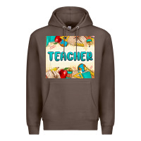 Coffee teacher Premium Hoodie - MaliasSmallBusiness